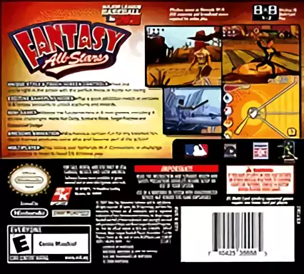 Image n° 2 - boxback : Major League Baseball - 2K9 Fantasy All-Stars